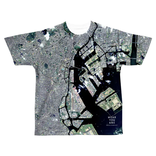 東京都 港区 All-Over Print T-Shirt