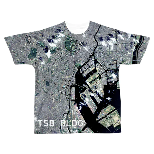 東京都 港区 All-Over Print T-Shirt