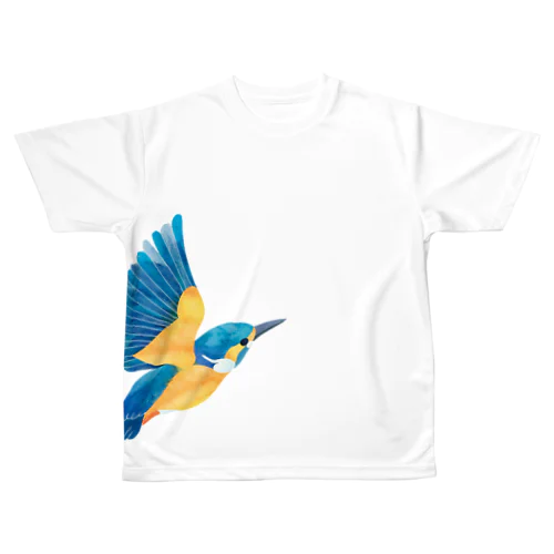 カワセミ All-Over Print T-Shirt