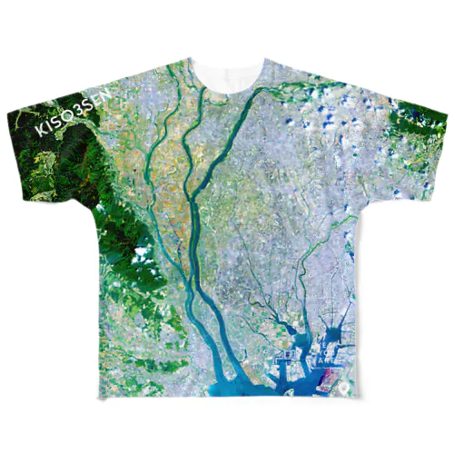 愛知県 東海市 Tシャツ 両面 All-Over Print T-Shirt