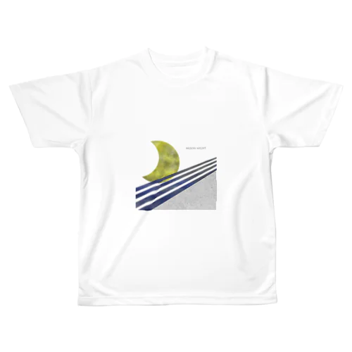 color on color／月明かり All-Over Print T-Shirt