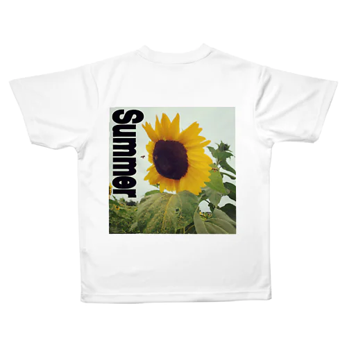 Summer ヒマワリ Vacation All-Over Print T-Shirt