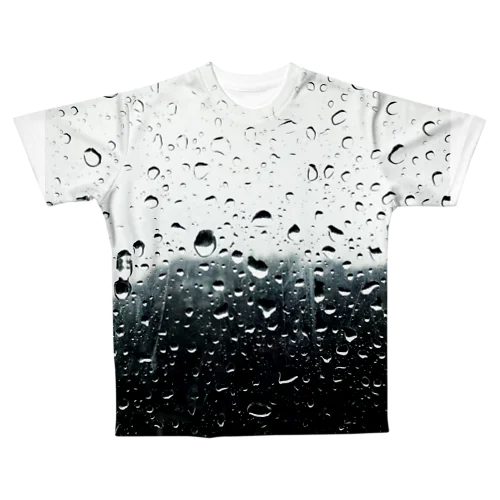 雨 All-Over Print T-Shirt
