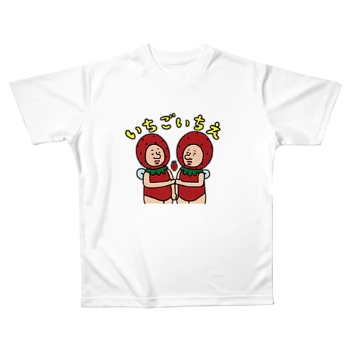 いちごの妖精さん　いちごいちえ All-Over Print T-Shirt