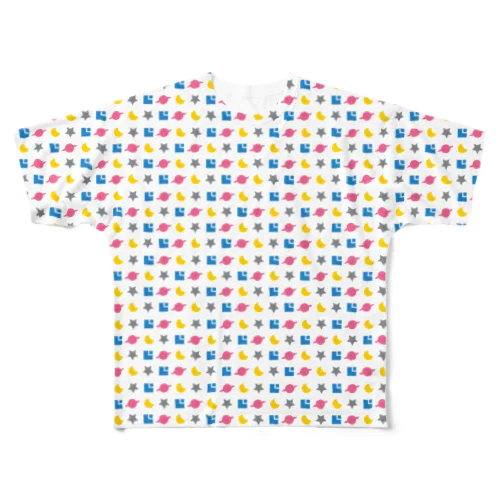 フォネオリアイコン柄 All-Over Print T-Shirt