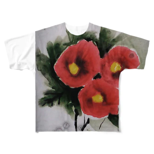 墨椿 All-Over Print T-Shirt