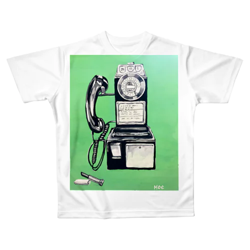 an old payphone All-Over Print T-Shirt