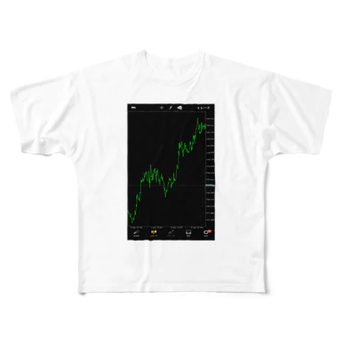 ドル円チャート All-Over Print T-Shirt