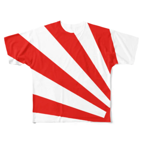 ライジングサン（表面のみ） All-Over Print T-Shirt