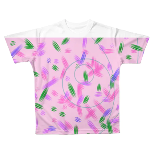 花吹雪 All-Over Print T-Shirt