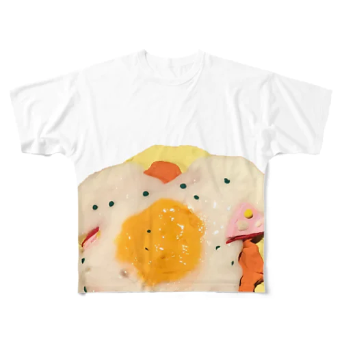 腹がSDビスマルク All-Over Print T-Shirt