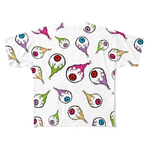 目玉 All-Over Print T-Shirt