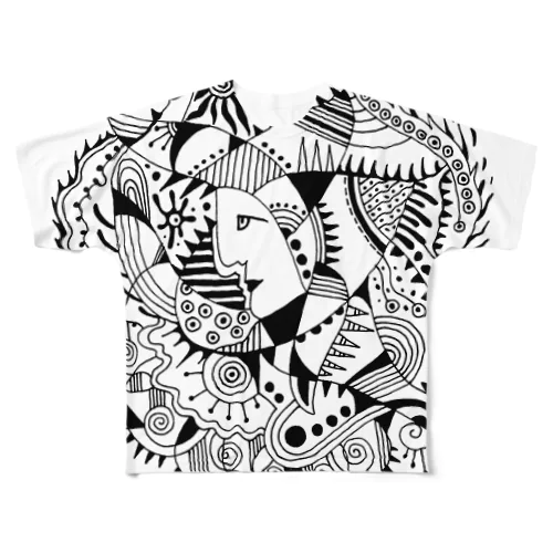 ある男の顔 All-Over Print T-Shirt