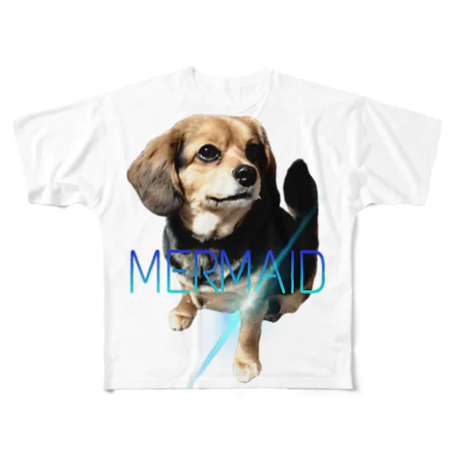MERMAID Lily  All-Over Print T-Shirt
