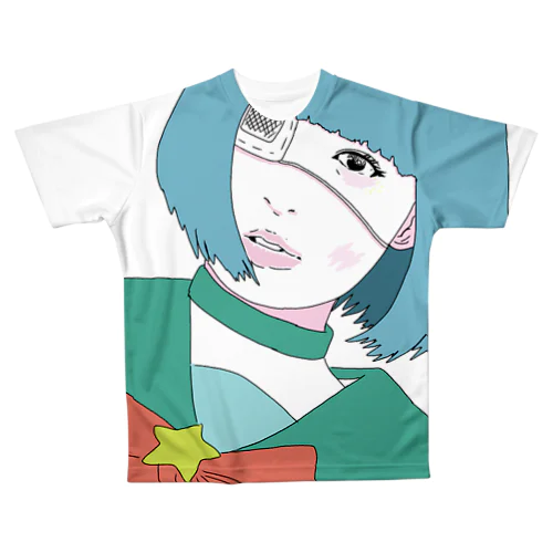 サブカル少女 All-Over Print T-Shirt