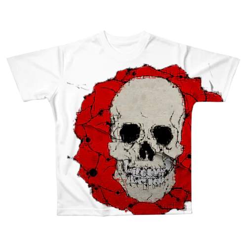 ウォールアート: scull All-Over Print T-Shirt