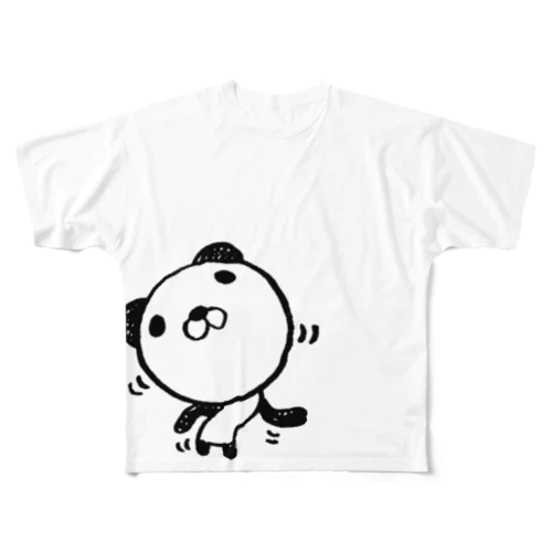 ぱんだのえるのふにょふにょ All-Over Print T-Shirt