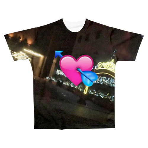 夜の街にときめくぜ All-Over Print T-Shirt