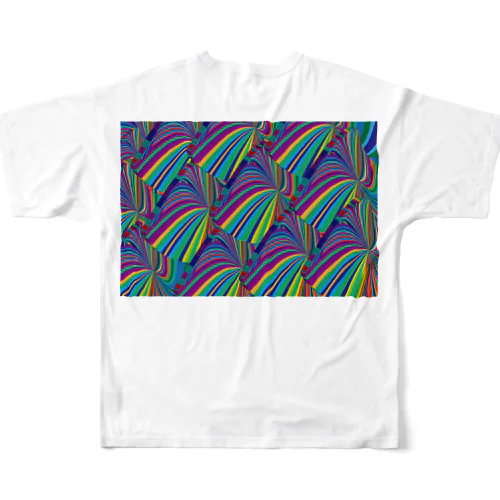 spiral All-Over Print T-Shirt