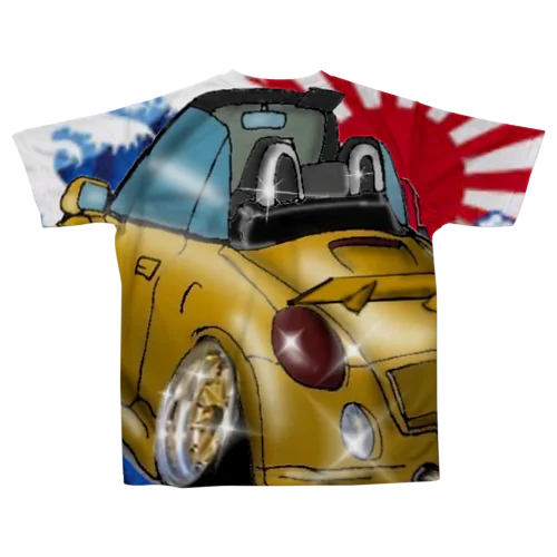 サクラベースと愉快な仲間たち All-Over Print T-Shirt