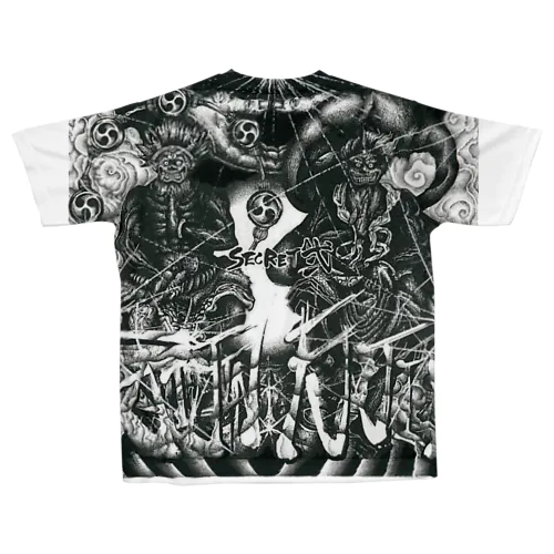 風神雷神フルグラT All-Over Print T-Shirt