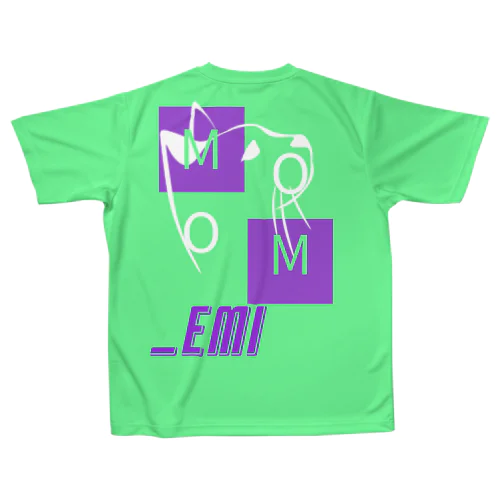 momo_emi ロゴグッズ② All-Over Print T-Shirt