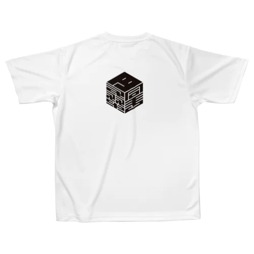 賽角文字ロゴTシャツ All-Over Print T-Shirt