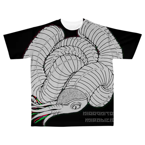 ニッポニテス(白) All-Over Print T-Shirt