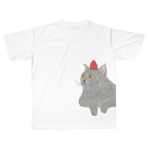 ブリいちご All-Over Print T-Shirt