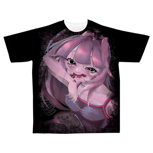 ぎらぎら織 All-Over Print T-Shirt