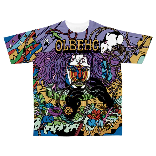 OLBEHC【Dark B】 All-Over Print T-Shirt