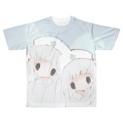 白衣 All-Over Print T-Shirt