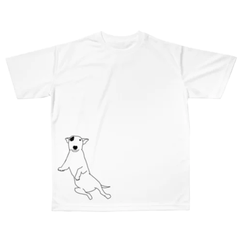 ミニチュアブルテリア All-Over Print T-Shirt