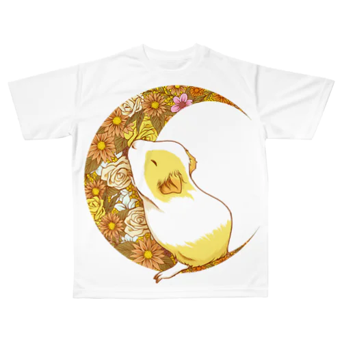 月とモルモット02 All-Over Print T-Shirt