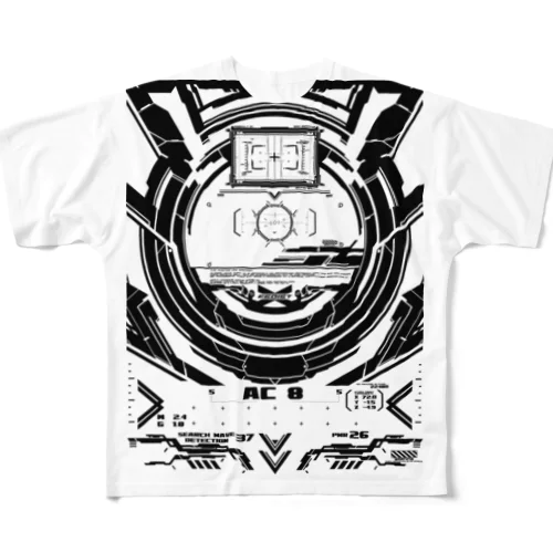 ロックオン All-Over Print T-Shirt