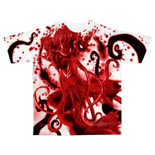 クティーラ（赤） All-Over Print T-Shirt