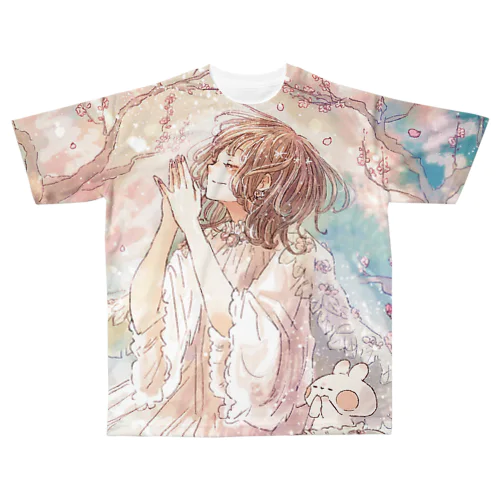 梅の花 All-Over Print T-Shirt
