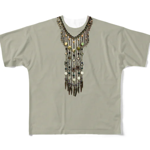 装飾Tシャツ｜瀑布（ばくふ）　#掬衣シリーズ All-Over Print T-Shirt