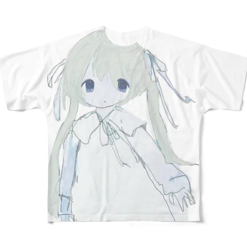明暗 All-Over Print T-Shirt