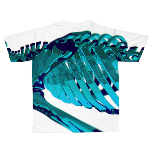 強化骨格5：Enhanced skeleton5 All-Over Print T-Shirt