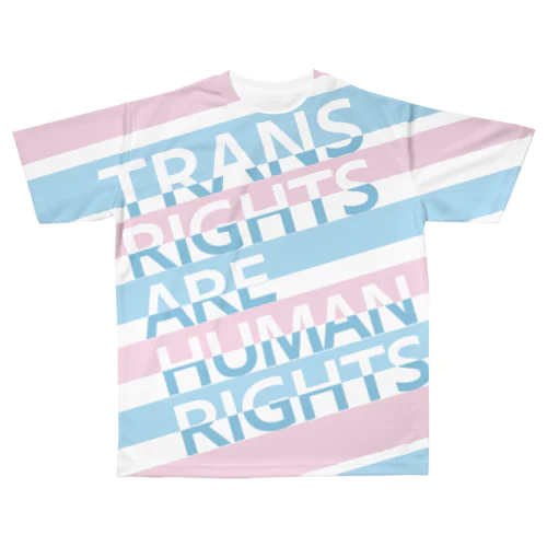 トランス差別反対 All-Over Print T-Shirt