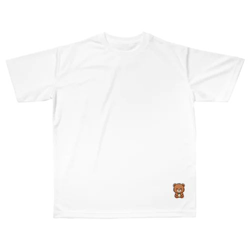 KUMA君 All-Over Print T-Shirt