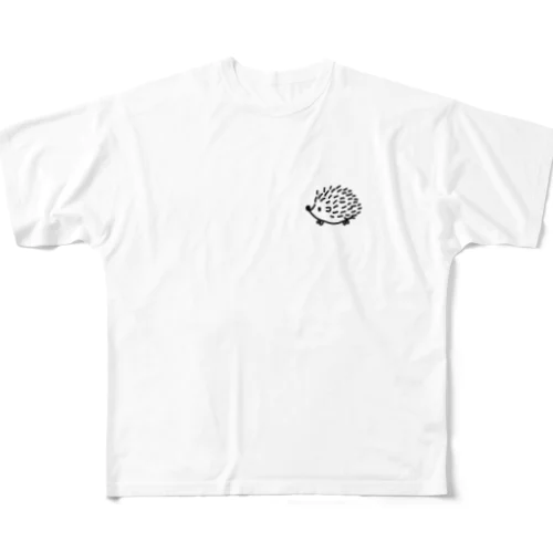ハリネズミのはりまる。 All-Over Print T-Shirt