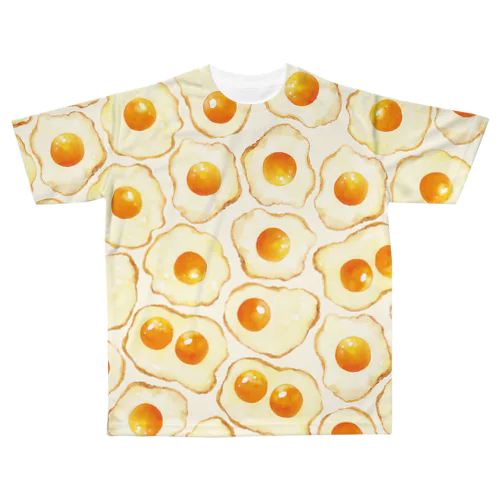目玉焼きTシャツ All-Over Print T-Shirt