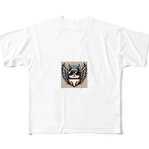 サングラスももんが All-Over Print T-Shirt