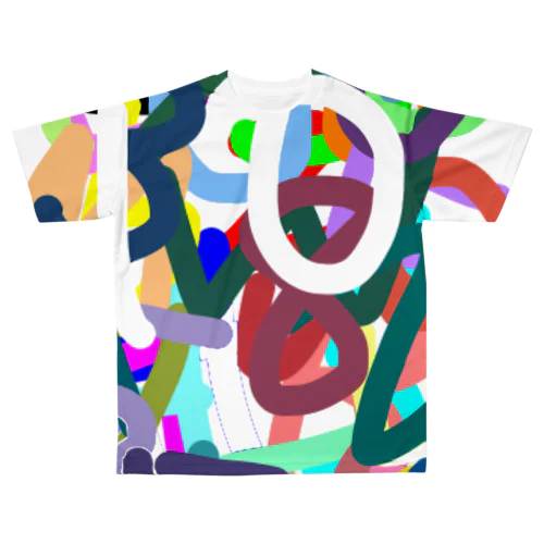 混乱 All-Over Print T-Shirt