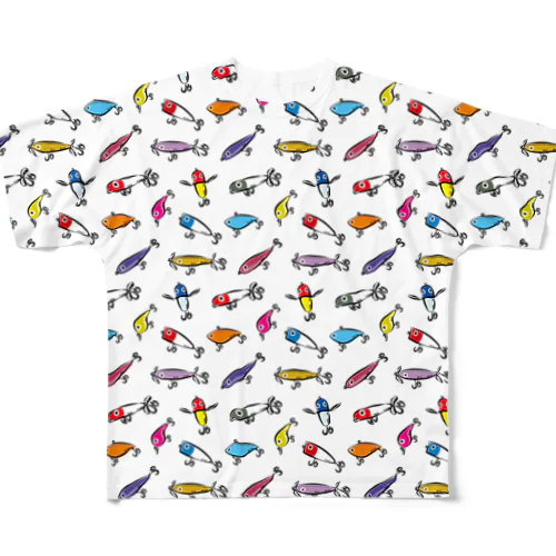 ルアーコレクション All-Over Print T-Shirt