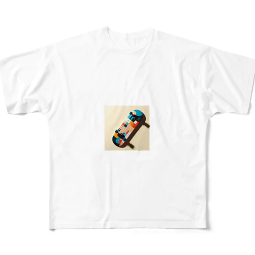 かわいいスケボー All-Over Print T-Shirt