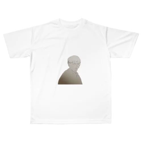 袖振り合うも All-Over Print T-Shirt