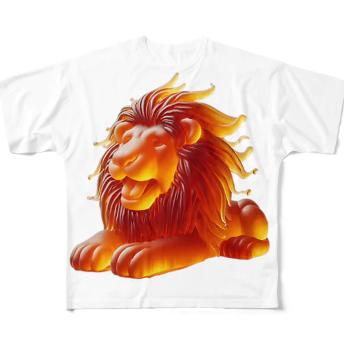熔けないライオン All-Over Print T-Shirt